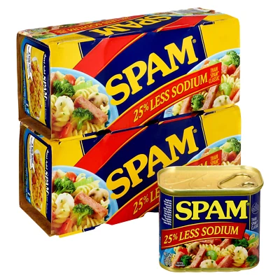 SPAM, 25 % menos sodio, 12 oz, 8 unidades Foto 1 de 4