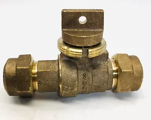 McDONALD 3/4" CTS LATÓN VÁLVULA DE BOLA DE COMORESSIÓN - Imagen 1 de 4