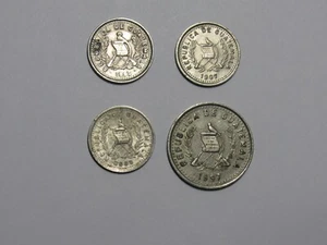 Lote de 4 monedas diferentes de Guatemala - 1992 a 2000 - circuladas - Imagen 1 de 2