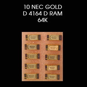 10 NEC D4164D 64K GOLD DRAM - Picture 1 of 1
