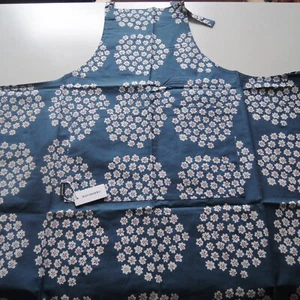 Delantal Marimekko Puketti Azul Annika Rimala tela de algodón - Imagen 1 de 8