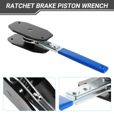 Car Ratchet Brake Piston Spreader Wrench Caliper Pad Install Tool Press Ratchets - Image 1 of 4