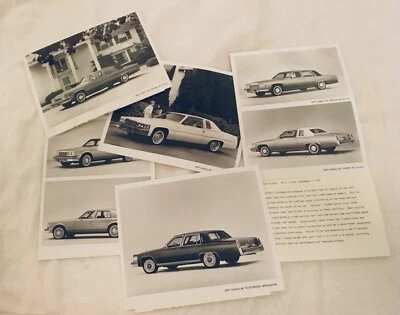 1977 Cadillac пресс-релиз фотографии оригинальный Fleetwood Brougham De Ville Севилья - Изображение 1 из 3