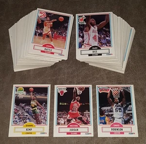 JUEGO COMPLETO DE TARJETAS DE BALONCESTO FLEER 1990-91 (1-198) MICHAEL JORDAN KEMP RC - Imagen 1 de 1