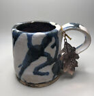 Studio Art Potter Stoneware Mug Coffee Candle 3 1/2" Tall, Great Condition