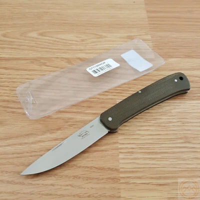 Cuchillo Plegable OTTER-Messer Finn 3.38" Bohler N690 Hoja de Acero Mango Micarta Foto 1 de 4