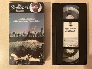 Barbra Streisand: A Happening in Central Park (VHS, 1987, CBS Fox) - Picture 1 of 3