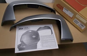 NOS Givi Lid Panel Satin Silver Cover For V35 Case 11263-15 C35A900 - Picture 1 of 4