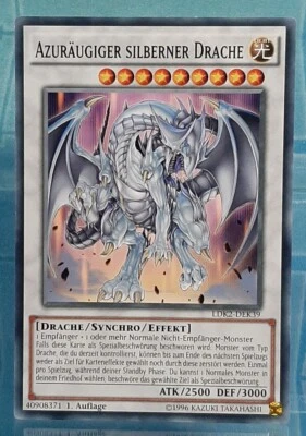 Yugioh - Azuräugiger silberner Drache -  LDK2-DEK39 - Legendary Deck 2 -DE - Bild 1 von 3