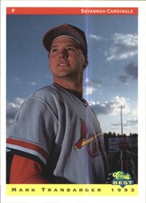 1993 Savannah Cardinals Classic/Best #24 Mark Tranbarger