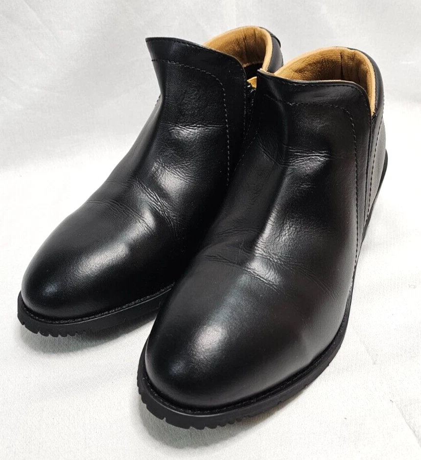 Xena Work Boots Omega EH Work Black Steel Toe Heels Women's Size 8.5W EU 39 - Image 1 of 4