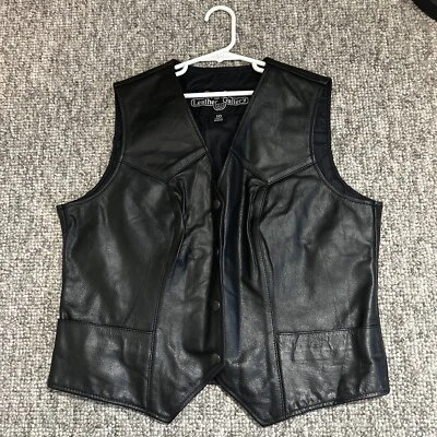 Chaleco de moto Leather Gallery para mujer talla 10 negro usado excelente estado Foto 1 de 4