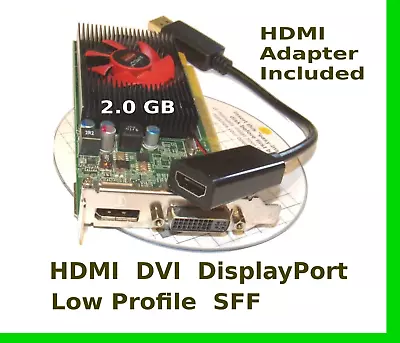 2GB DDR5 HDMI DVI Display-Port ✔️ Video Card Bundle. READ - Image 1 of 4