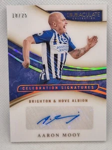 #/25 Aaron Mooy Australia '20 Panini Immaculate Celebration Signatures Autograph - Picture 1 of 2