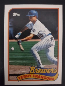 Terry Francona - Milwaukee Brewers - 1989 Topps Traded Baseball Card #35T