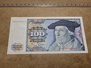 🇩🇪 West Germany 100 mark P-34  P-34d  2 January 1980 "XF"  Banknote 040624-5 - Picture 1 of 3