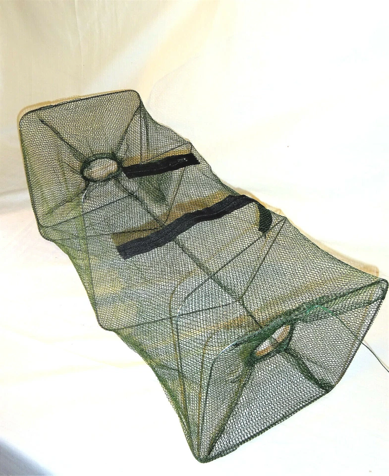 Neu KÖDERFISCHREUSE mit Futterfach Fischreuse Krebsreuse Länge 60 cm - Bild 1 von 2