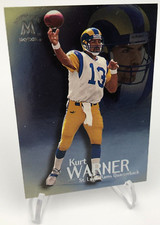 1999 KURT WARNER ROOKIE Skybox MOLTEN METAL #93 RC Card ST LOUIS RAMS HOF