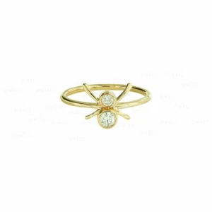 VS/F-G Diamond 14K Gold Spider Ring Size-3-8 US - The Jewelz - Picture 1 of 3