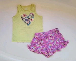 Garanimals Girl's Top + Shorts Set Size 4T Shirt Summer Outfit 2 Pieces  - Picture 1 of 14
