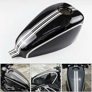 GAS TANK COVER FUEL OIL COWL GLOSS BLACK2 FOR HONDA REBEL CMX 300 500 2017-25 - Picture 1 of 7