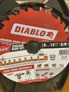 Freud Diablo DD208 8 in Stacked Dado Blade Set - Picture 1 of 4
