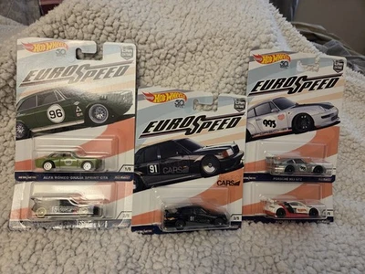 Hot Wheels 2018 Car Culture Euro Speed juego completo BMW, Porsche, audi, mercedes Foto 1 de 4