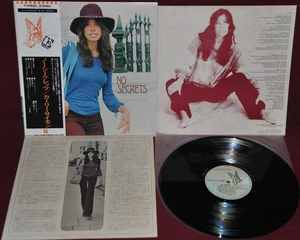 CARLY SIMON - NO SECRETS - WB RECORDS P-8392E 1973 - LP JAPAN OBI NM 1A EDIZIONE - Picture 1 of 2