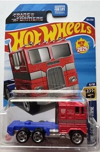 HOT WHEELS Mattel Diecast 2025 TRANSFORMERS OPTIMUS PRIME 104/250 NEW - Picture 1 of 3