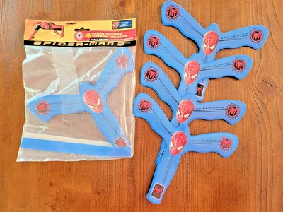NEW Vintage 8 Spiderman Fling Flyers Party Favors, Baskets, Stockings, Prizes - Image 1 of 3