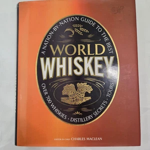 World Whiskey Book hardback Burboun Guide Tasting Guide Tavels Kentucky Woodford - Imagen 1 de 18