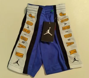 BOY'S Dri Fit AIR JORDAN SHORTS - Blue & Black - Size 4 XS - NEW w Tags! - Picture 1 of 17
