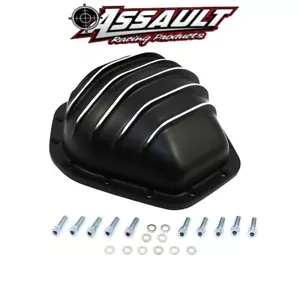 1973-95 Chevy Truck 14 Bolt Black Aluminum Differential Cover 3/4 Ton C K 2500 - Bild 1 von 3