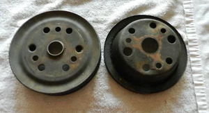Set of 2 63-68 Corvette 327 2 Groove C/S Pulley GM #3744043BA /3751232BB SINGLE - Picture 1 of 7