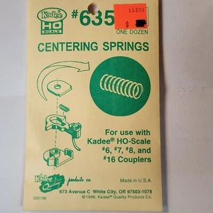 Resortes centradores Kadee 623 para acopladores escala HO Kadee #6, #7, #8 y 16 - Imagen 1 de 2