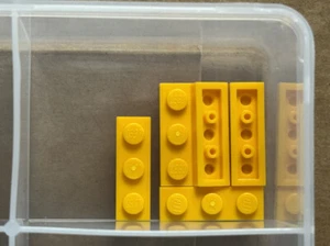 Lego Stck. - hellorange Platte 1 x 3 - Nr. 3623 - Stck 5 - Bild 1 von 1