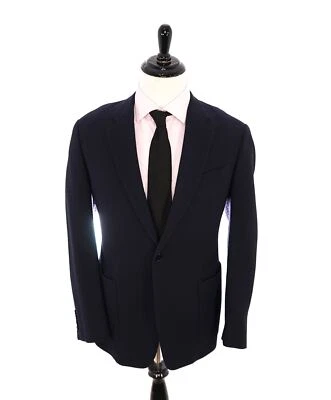 Blazer GIORGIO ARMANI - “SUAVE” Cuadros Texturizados Azul Marino PARCHE BOLSILLO - 44R Foto 1 de 4