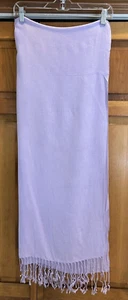 Bloomingdale's Viscose Large Lavendar Wrap 76" X 28" - Picture 1 of 5