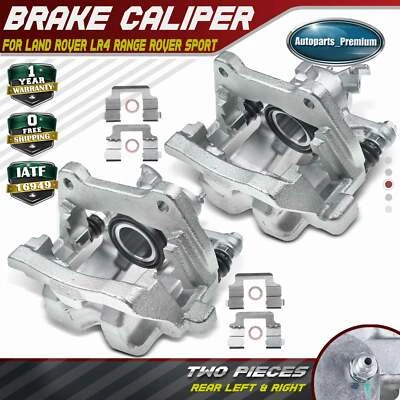 2x Brake Caliper w/ Bracket for Land Rover Range Rover Sport LR4 10-12 Rear Side — 第 1/4 张图片