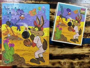 Vintage 1981 WB Looney Tunes Beep Beep The Road Runner 100 Pieces Puzzle Whitman - Picture 1 of 11