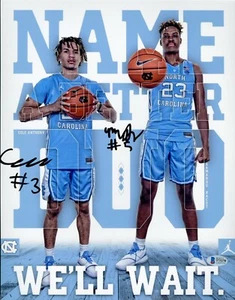 Cole Anthony Armando Bacot Signed 11x14 Photo BGS COA Auto RC Tarheels 1/1 2021 - Picture 1 of 3