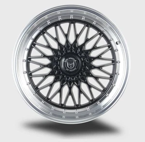 GWG RS1 20 inch Black Machined Rim fits 4x100 PONTIAC G3 2009 - Picture 1 of 5
