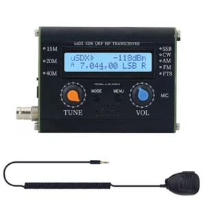 5W usDX SDR QRP HF Transceiver QCX-SSB do SSB 3-pasmowy tryb all mode z mikrofonem ręcznym - Zdjęcie 1 z 12