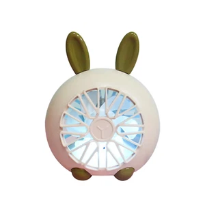 Portable Fan Desk Fan Small Fan Mini Fan Cartoon Animal Desktop Mini Fan with Li - Picture 1 of 12
