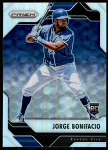 Panini Chronicles Prizm Silver 2017 Jorge Bonifacio novato Kansas City Royals - Imagen 1 de 2