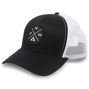 Pacific Northwest PNW Trucker Baseball Snapback Hat Black - International Tie - Picture 1 of 4