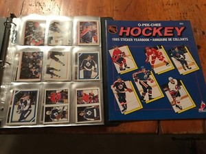 1985 O-Pee-Chee NHL Sticker Set Complete