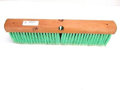 Nos! Magnolia 18  Floor Brush Green Flag Plastic 4  Bristles #618 • 12.99$