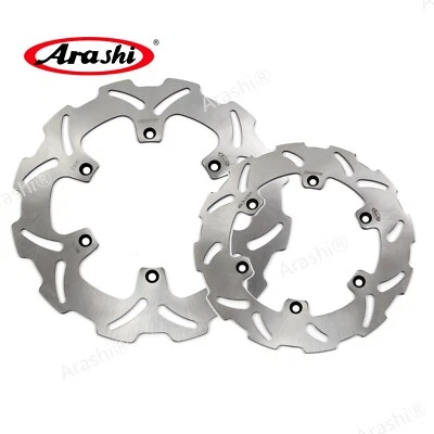 Fixed Front Rear Brake Disc Rotor fit Suzuki RM125 RM250 1989-1999 RM 125 250 - Image 1 of 4