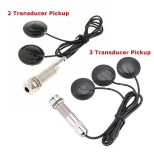Acoustic Piezo Contact Microphone Pickup for Guitar Mandolin Violin Ukulele Folk - Picture 1 of 13